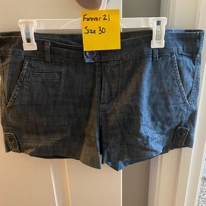Forever 21 denim shorts